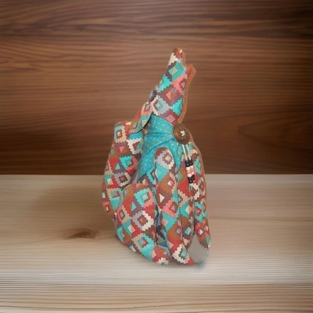 Vtg Howling Wolf Door Stop 17
